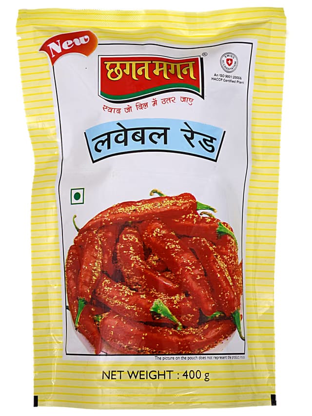 ANUVAN FEEL THE UTSAV Athana Mirchi Long Red Chilli Pickle Chhagan Magan Handmade Lavebal Red लाल मिर्च का अचार Athana