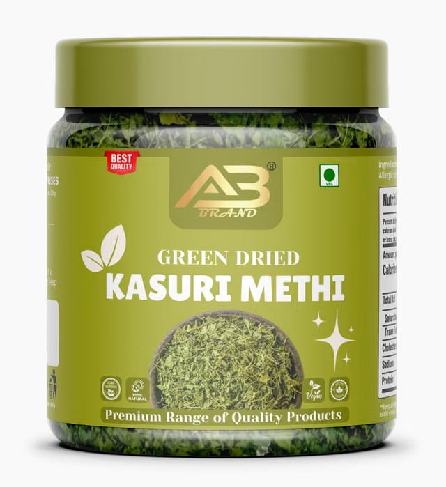 AB BRAND Premium Kasuri Methi Sun-Dried Fenugreek Leaves
