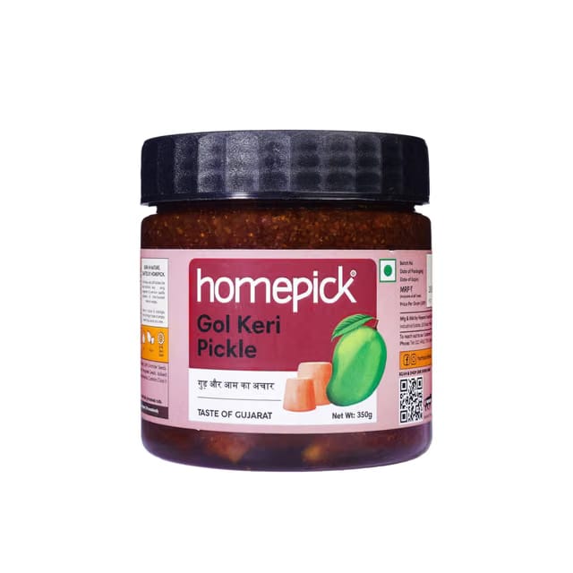 Homepick Gol Keri Pickle 350g - Sweet Mango Pickle
