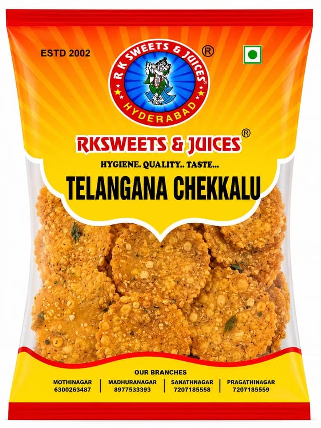 RK Sweets & Juices Telangana Chekkalu