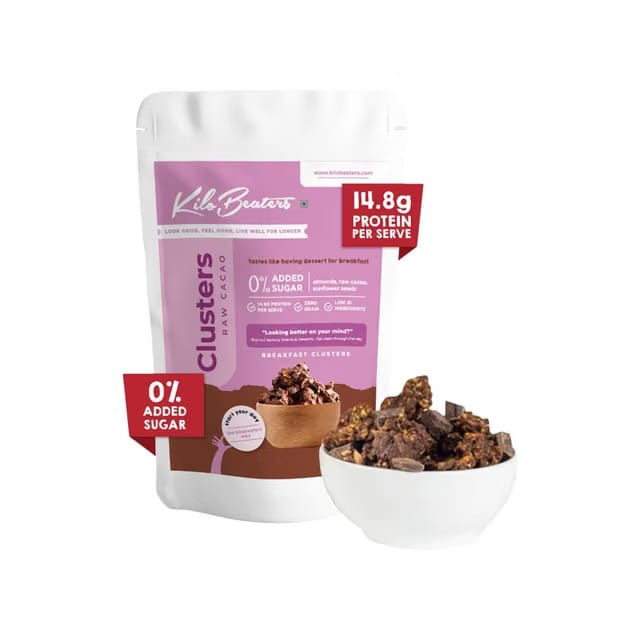 Kilobeaters Clusters Raw Cacao Muesli