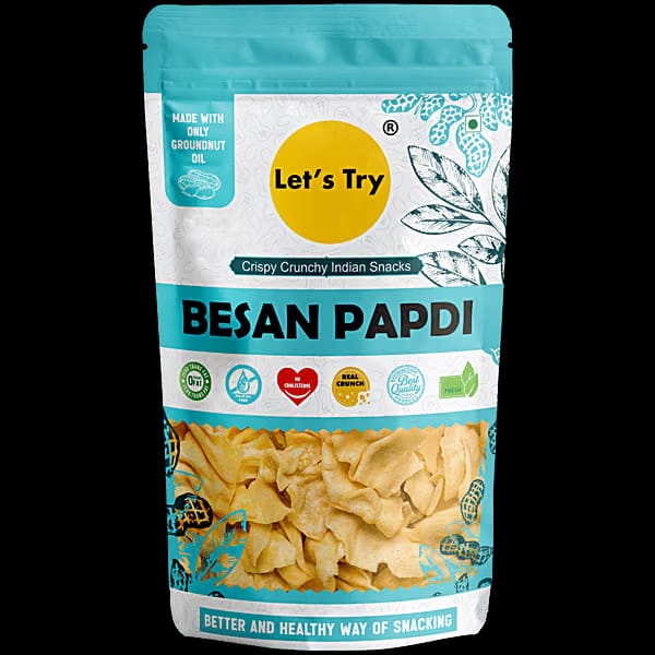 Let's Try Besan Papdi