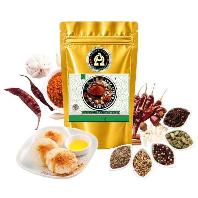 Andhra Store |Andhra Red Chilli Garlic Podi