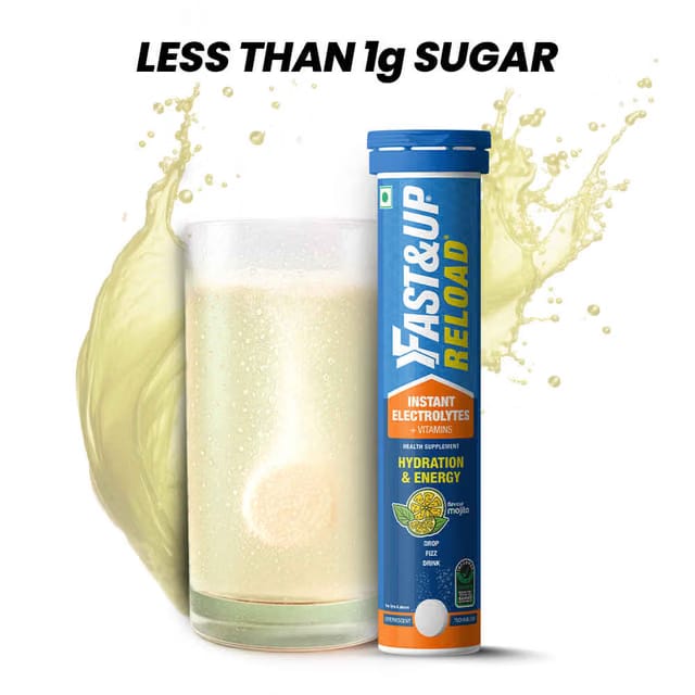Fast&Up Reload Low Sugar Instant Hydration With 5 Essential Electrolytes
