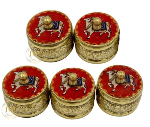 Handcrafted Pichwai Kumkum Box