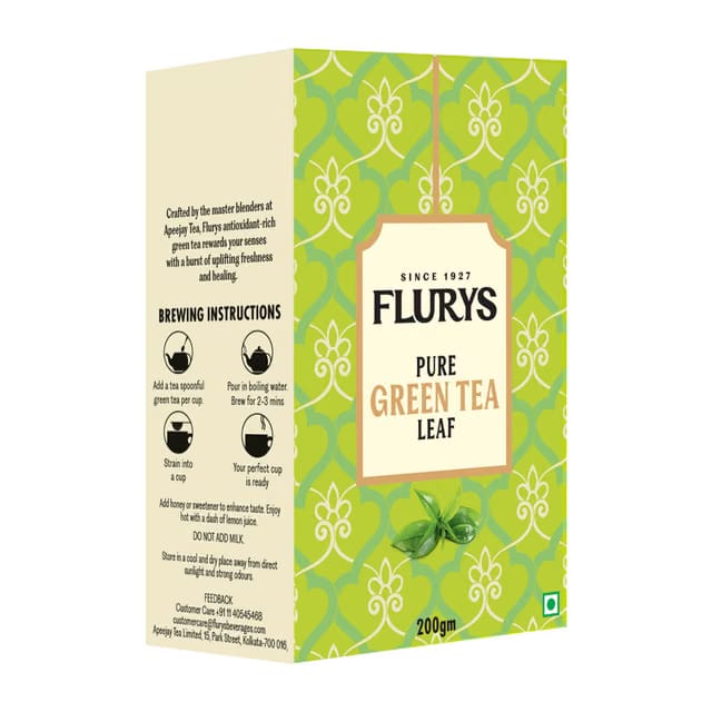 Ty-phoo Flurys Pure Green Tea Leaf Loose