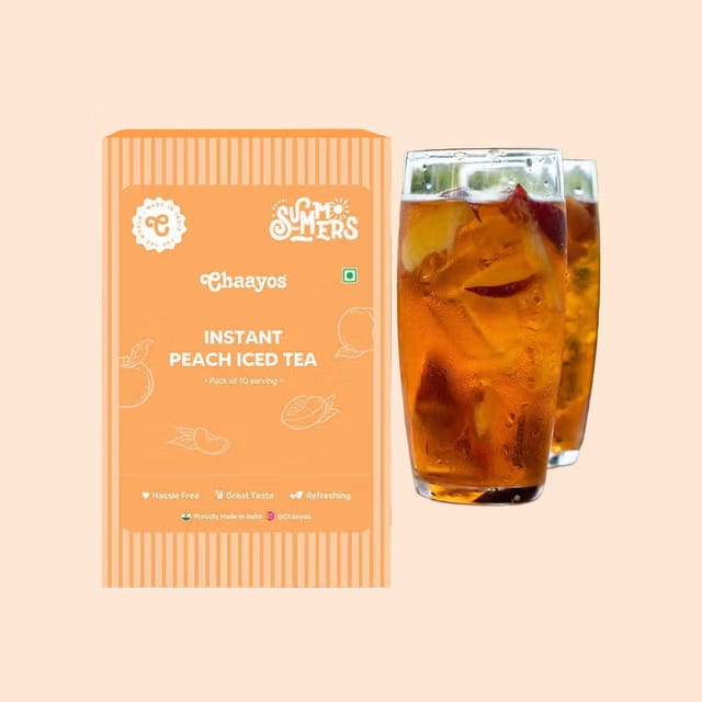 Chaayos Peach Instant Iced Tea Premix