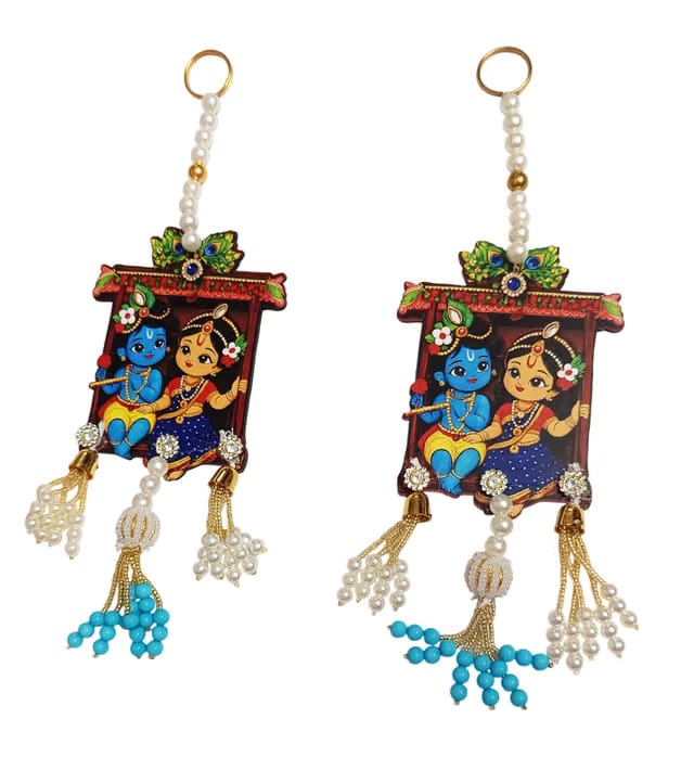 Radha Krishna Wall Hanging Set of 2