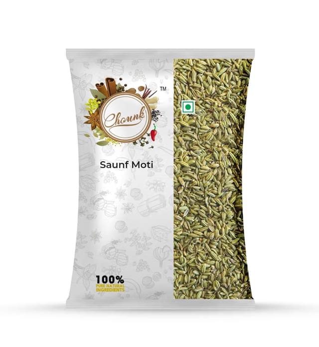 Chounk Premium Whole Fennel Sauff Seeds