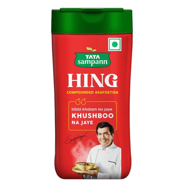 Tata Sampann Hing, Compounded Asafoetida (Bandhani Hing), 100g, Recommended by Chef Sanjeev Kapoor