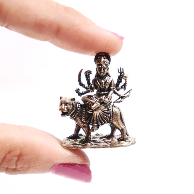 The Spiritual Living FineCrafted Pital Ki Durga Ji Ki Murti