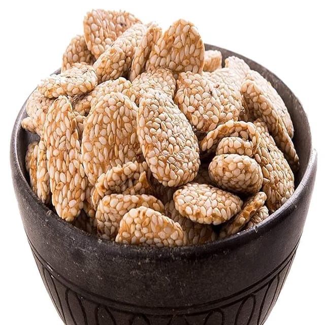 Traditional Lucknow Sweet, Gur Rewari, Crunchy Revri