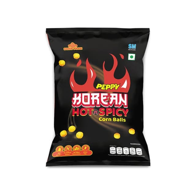 Peppy Korean Hot n Spicy Corn Puffs