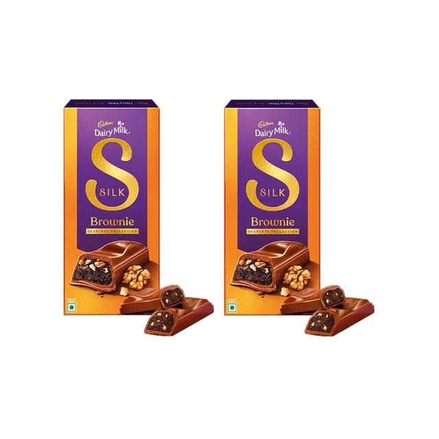 Cadbury Dairy Milk Silk Desserts Brownie Milk Chocolate Bar
