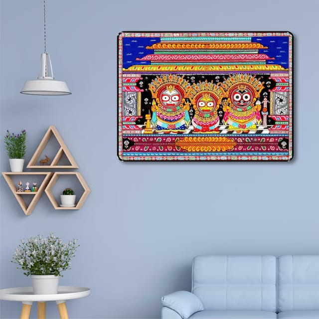 Livin'luxe Lord Jagannath Balabhadra Subhadra Art Print