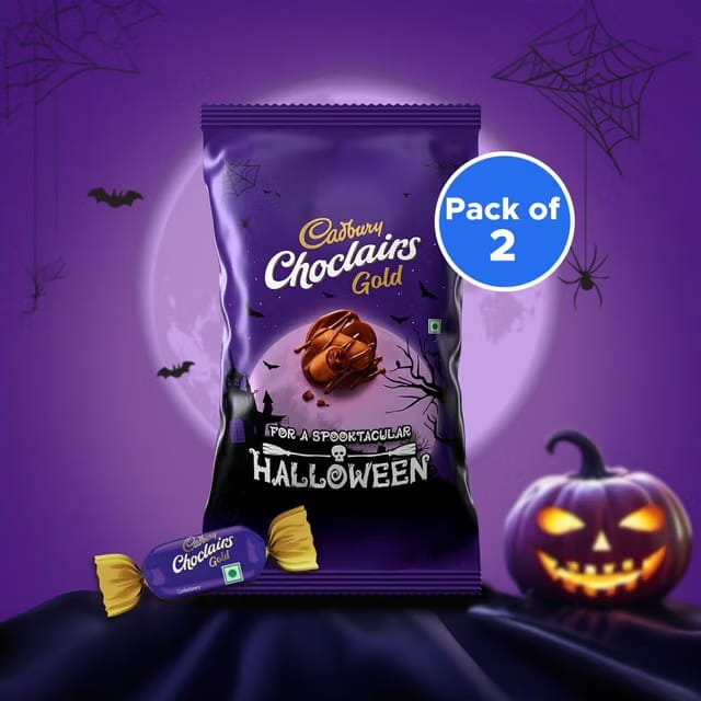 Cadbury Choclairs Gold Eclair Candy Pack