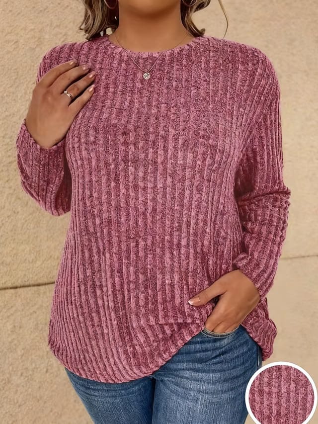 Women's Plus Size Pullover T-Shirt