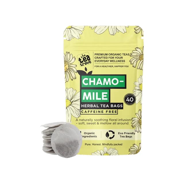 The Tea Trove Chamomile Organic Herbal Infusion Bags