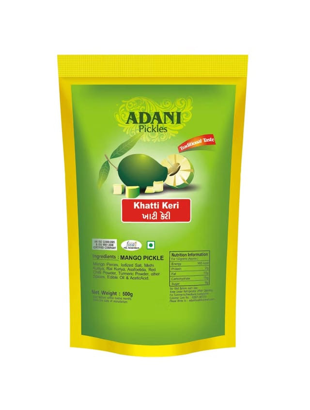 ADANI SPICES Khatti Keri (Mango) Pickle Pouch
