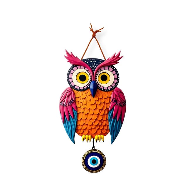 GiftOday Owl Wall Hanging for Door & Home Decor