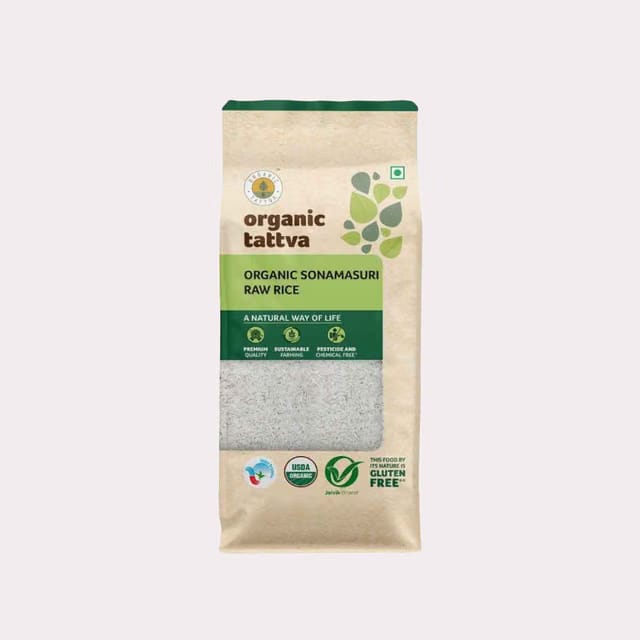 Organic Tattva Sonamasuri Rice White