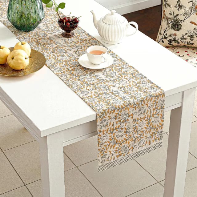 Kuber Industries 13x72 Inch Dining Table Runner for Home Décor