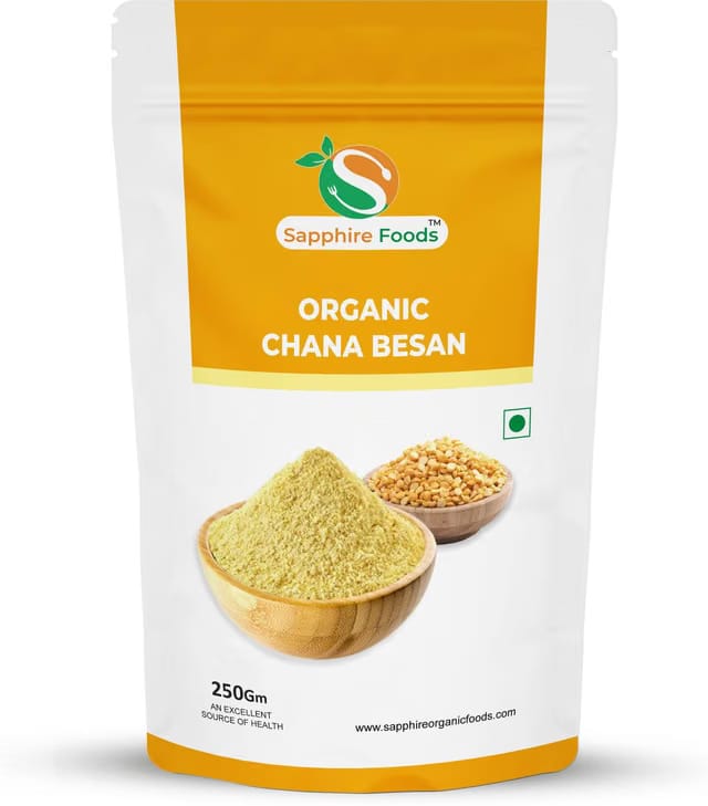 Sapphire Foods Organic Chana Besan Gram Flour