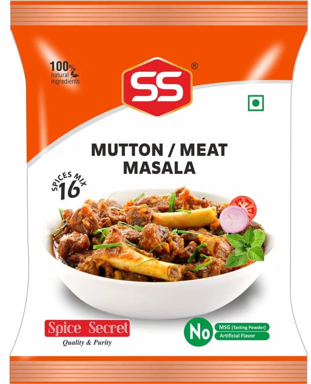 Mutton Meat Masala 250g Pack – Authentic Spice Blend for Mutton Curry, Korma & Rich Gravy