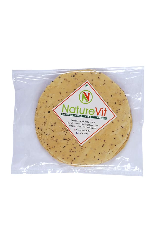Nature Vit Handmade, Medium Spicy and Rajasthani Flavor Moong Papads