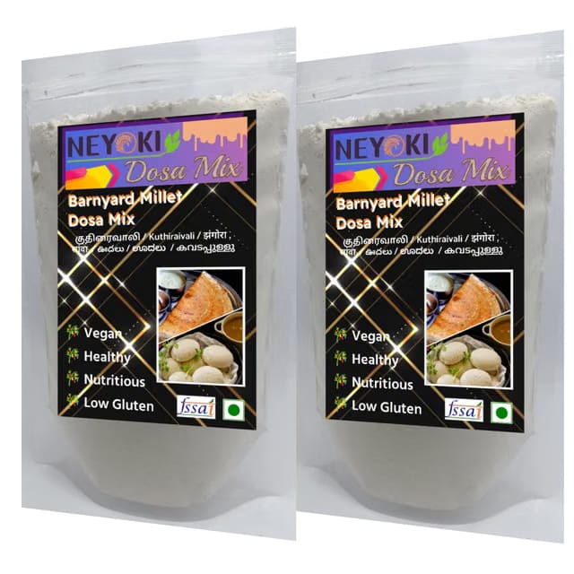 Barnyard Millet/Kuthiraivali Dosa Mix 1kg / Jhangora/Sanwa/Kodisama/Kavadapullu/Oodalu/Udalu