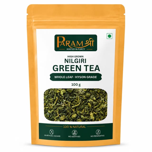 Param Shree Nilgiri High Grown Green Tea Loose Leaf Hyson Grade