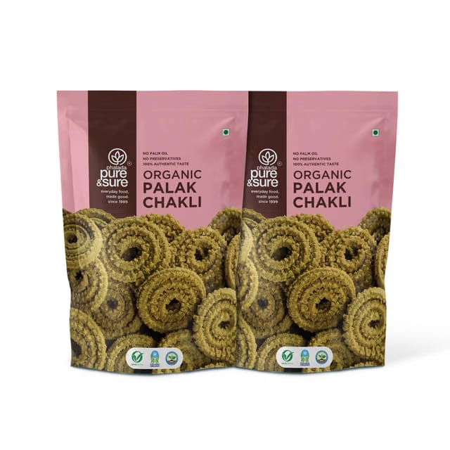 Pure & Sure Organic Palak Chakli