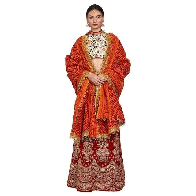 Fashion and Heritage Handmade Kumaoni Pichora Uttarakhand Women's Cotton Hand Embroidery Pichori
