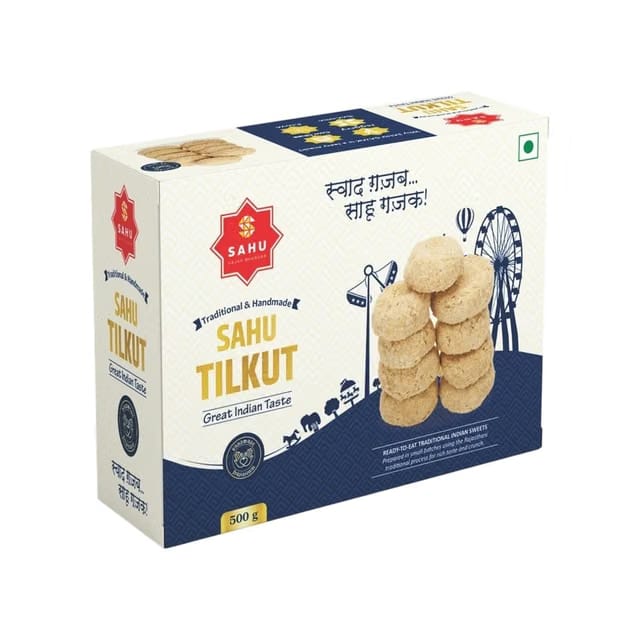 Sahu Rajasthani Tilkut Indian Sweets by Sahu Gajak Bhandar