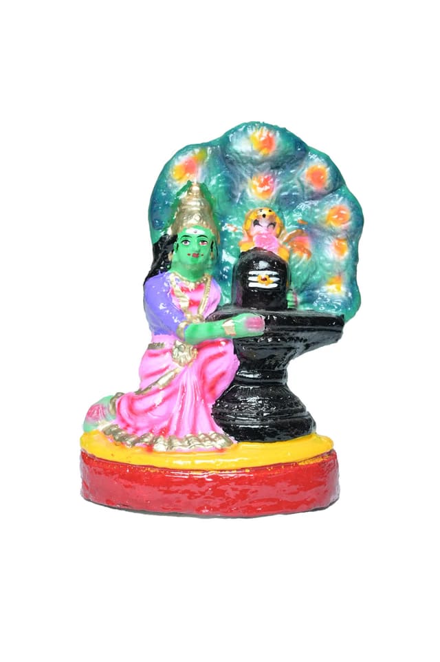 Handcrafted Shiva (Ekambareshwarar & Kamakshi - Mavadi Amman) Idol