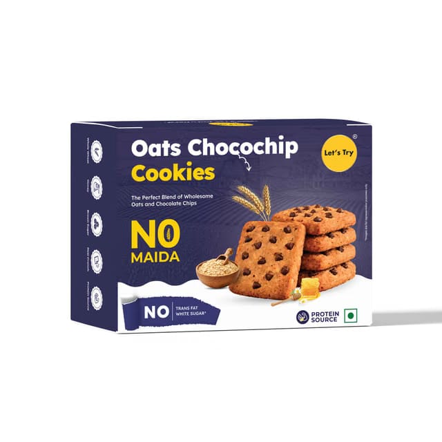 Let'S Try Oats Choco Chip Cookies