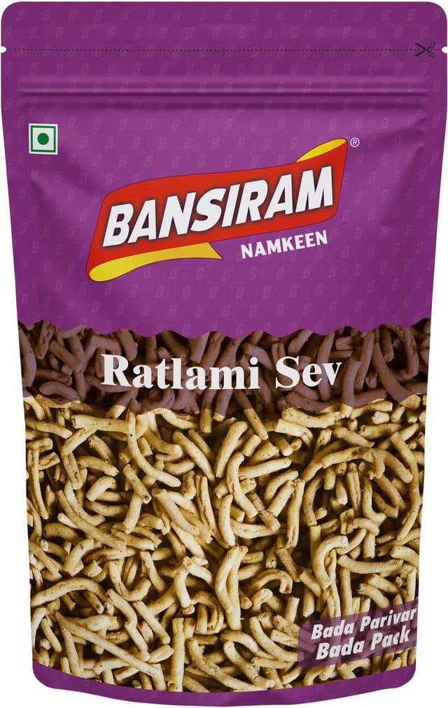 Bansiram Ratlami Sev Standee Pack Namkeen