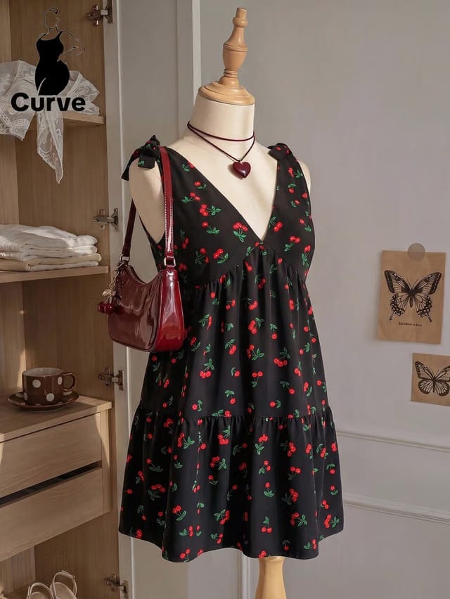 Women's Plus Size Backless Tank Dress