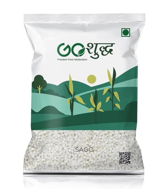 Goshudh Sabudana Sago Pearls 500 g Pack