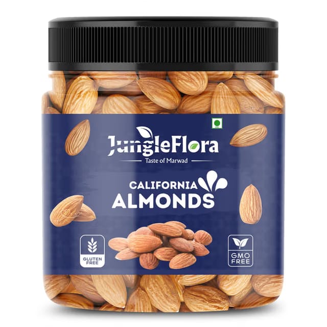 JUNGLE FLORA Pure California Almonds 250gm (Badam Giri)