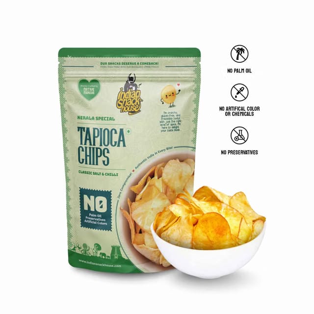 Indian Snack House Kerala Authentic Tapioca Chips