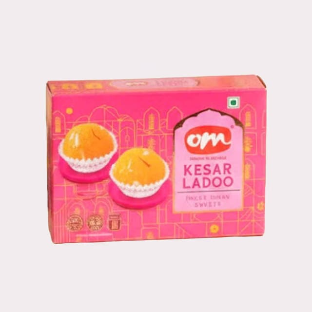 OM Sweets & Snacks Kesar Ladoo