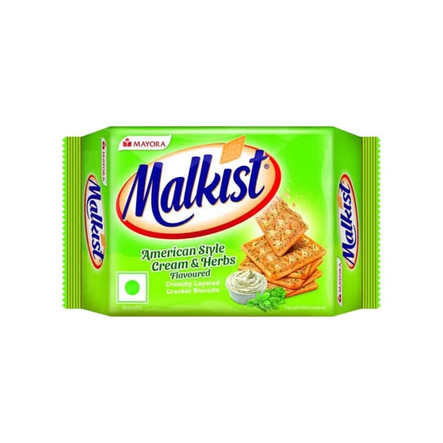 Malkist American Style Cream & Herbs Crackers