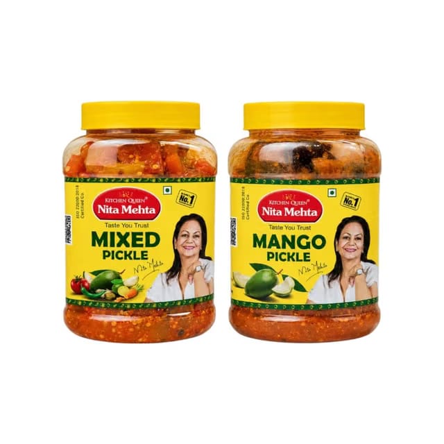 Nita Mehta Mango & Mixed Pickle Set