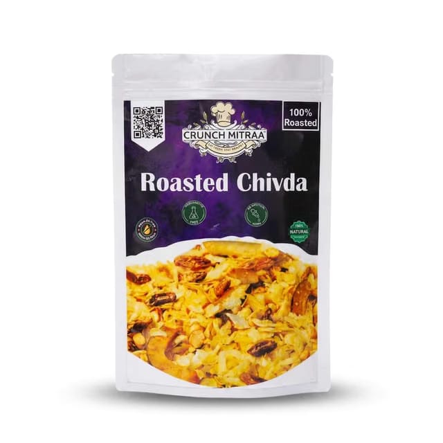 Roasted Chivda 100g Crunchmitraa Tasty Namkeen Snack Perfect for Gifting