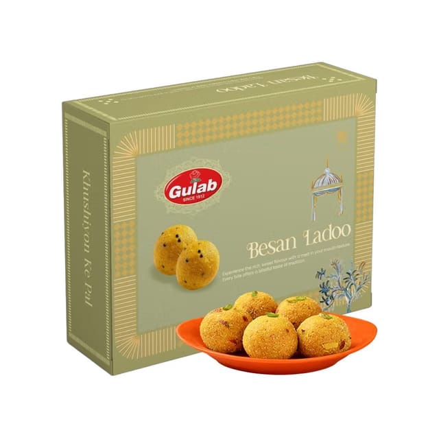 Besan Laddu by - Gulab Sweets