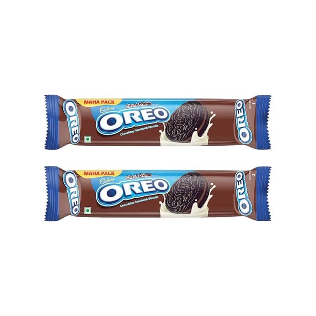 Oreo Chocolate Flavour Sandwich Cream Biscuits