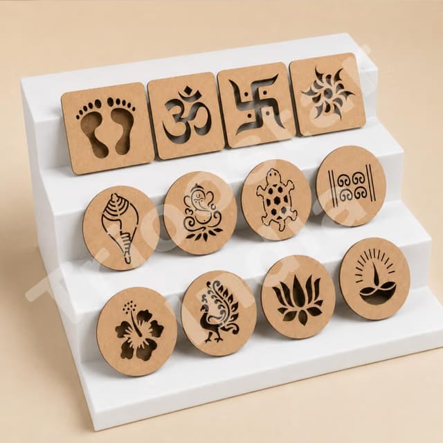 Festival Art Rangoli Stencil Set