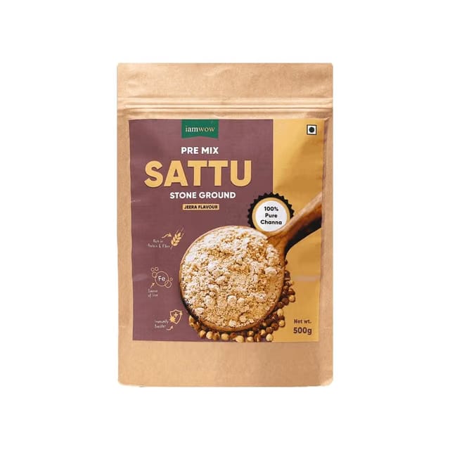 I'MWow Stone Ground Sattu Premix