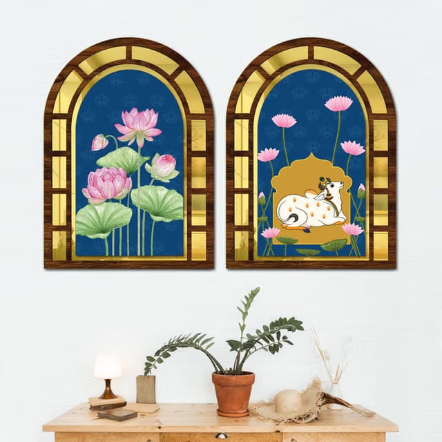 Jharokha Style Wall Decor Item for Living Room